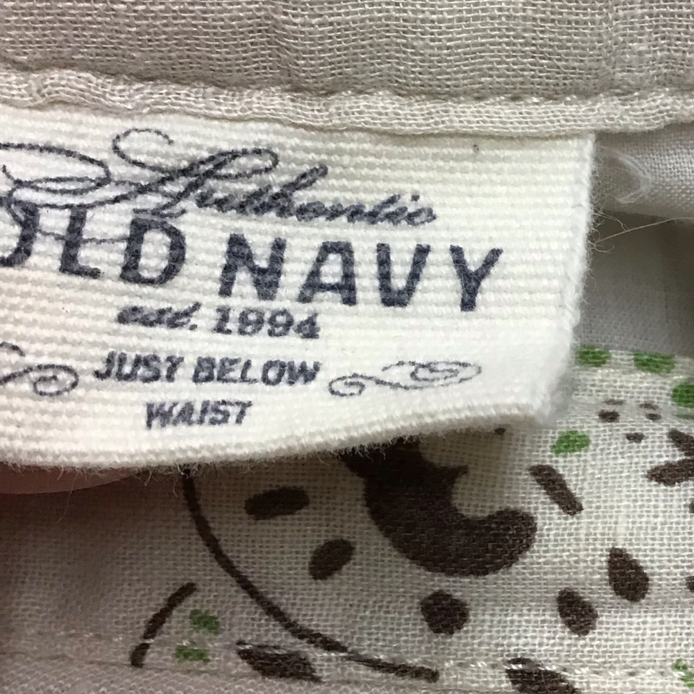 OLD NAVY - women's midi skirt sz 8 cream - Picture 5 of 5